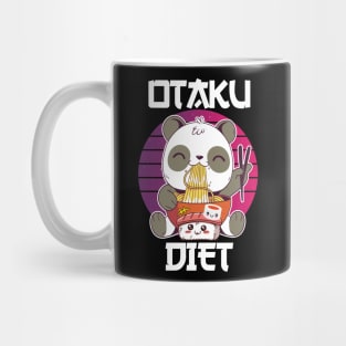 Otaku Diet Panda Ramen Sushi Manga Otaku Anime Mug